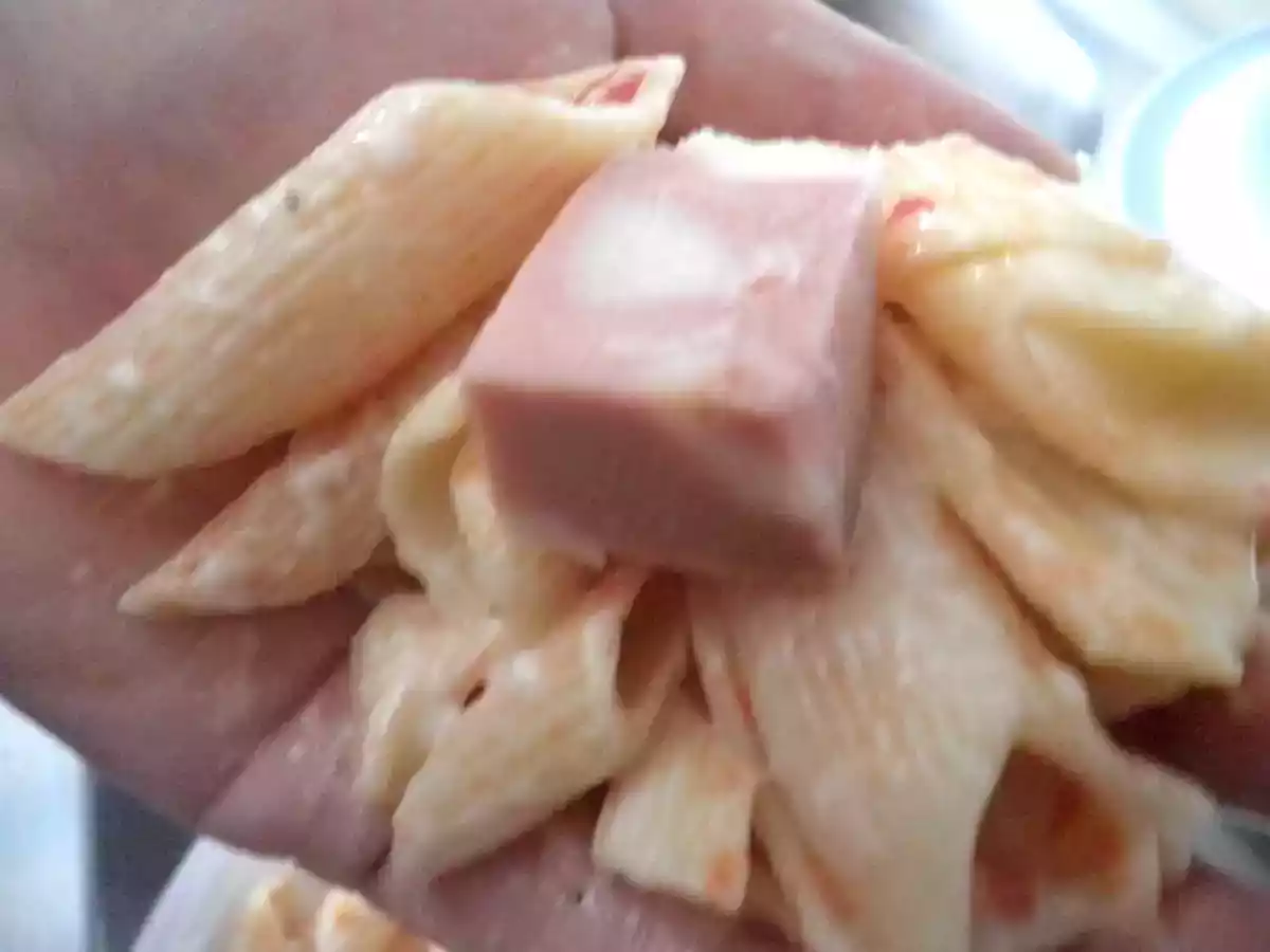 Arancini di riciclo di penna al pomodoro con mortadella - foto 7