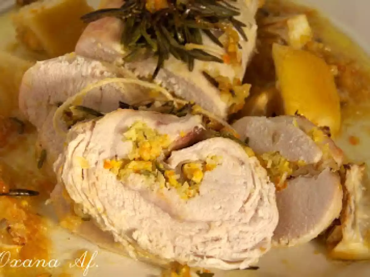 Arrosto arrotolato al profumo d'agrumi - foto 2