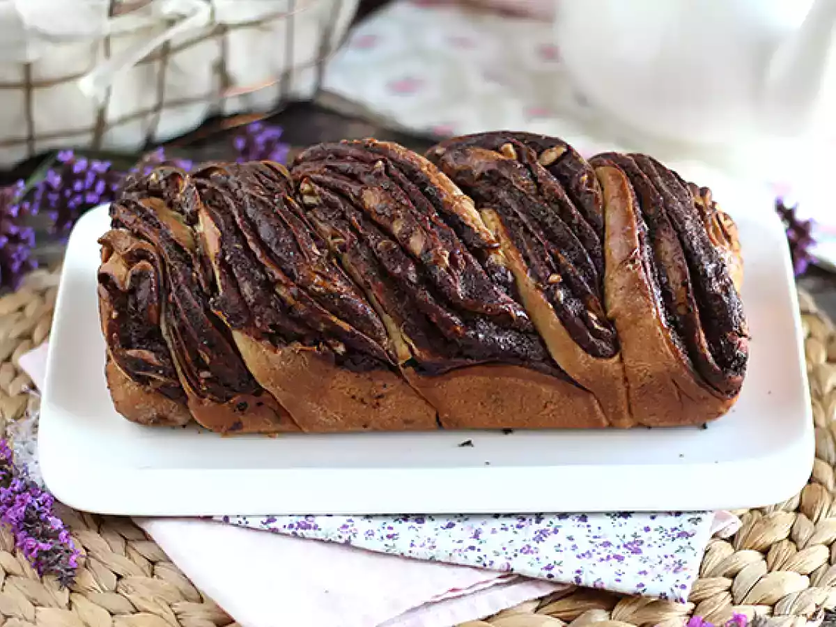Babka con cioccolato e nocciole - foto 4