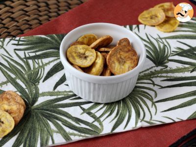 Banane fritte in friggitrice ad aria