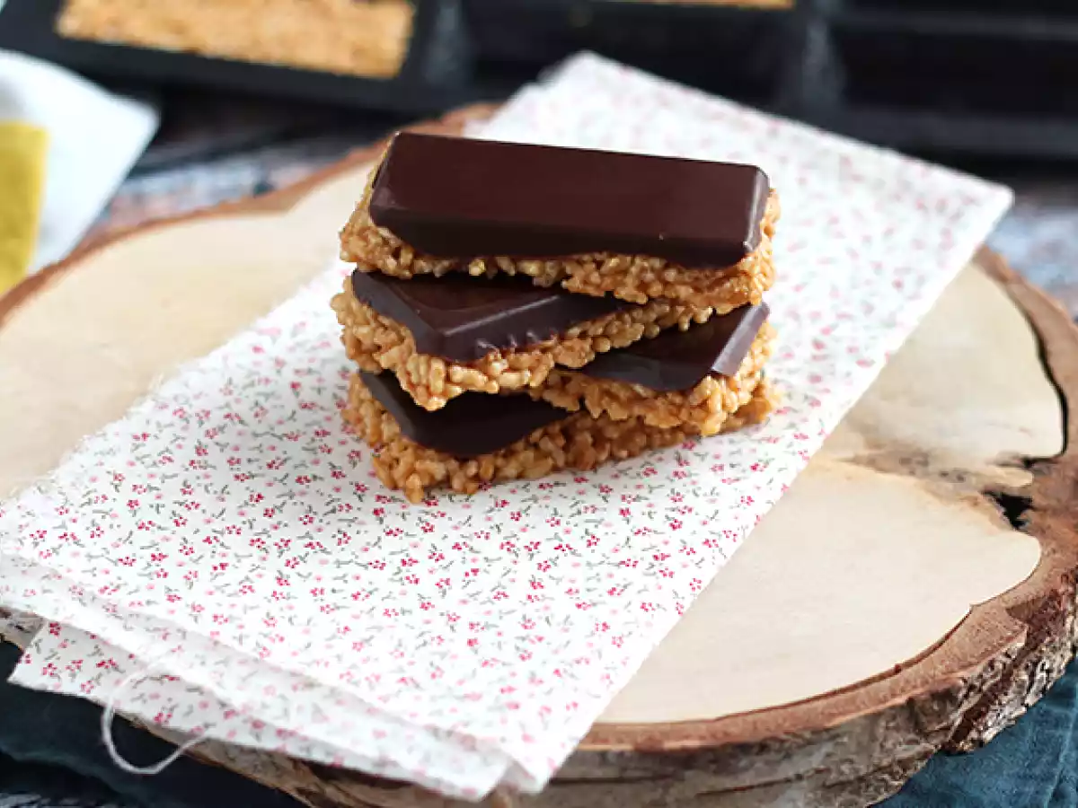 Barrette di riso soffiato e cioccolato - foto 4