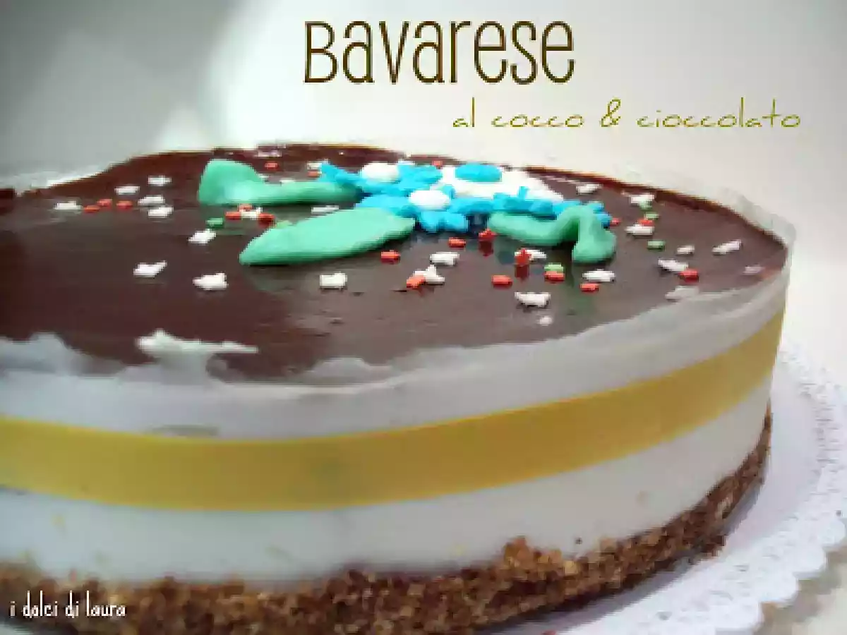 Bavarese al cocco & cioccolato - foto 2