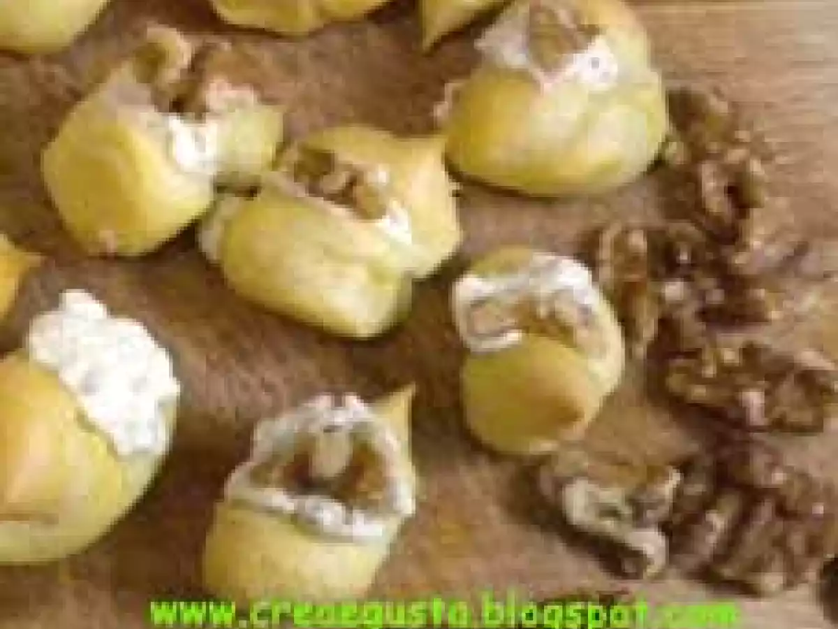 Bignè salati con quello che c'è in frigo