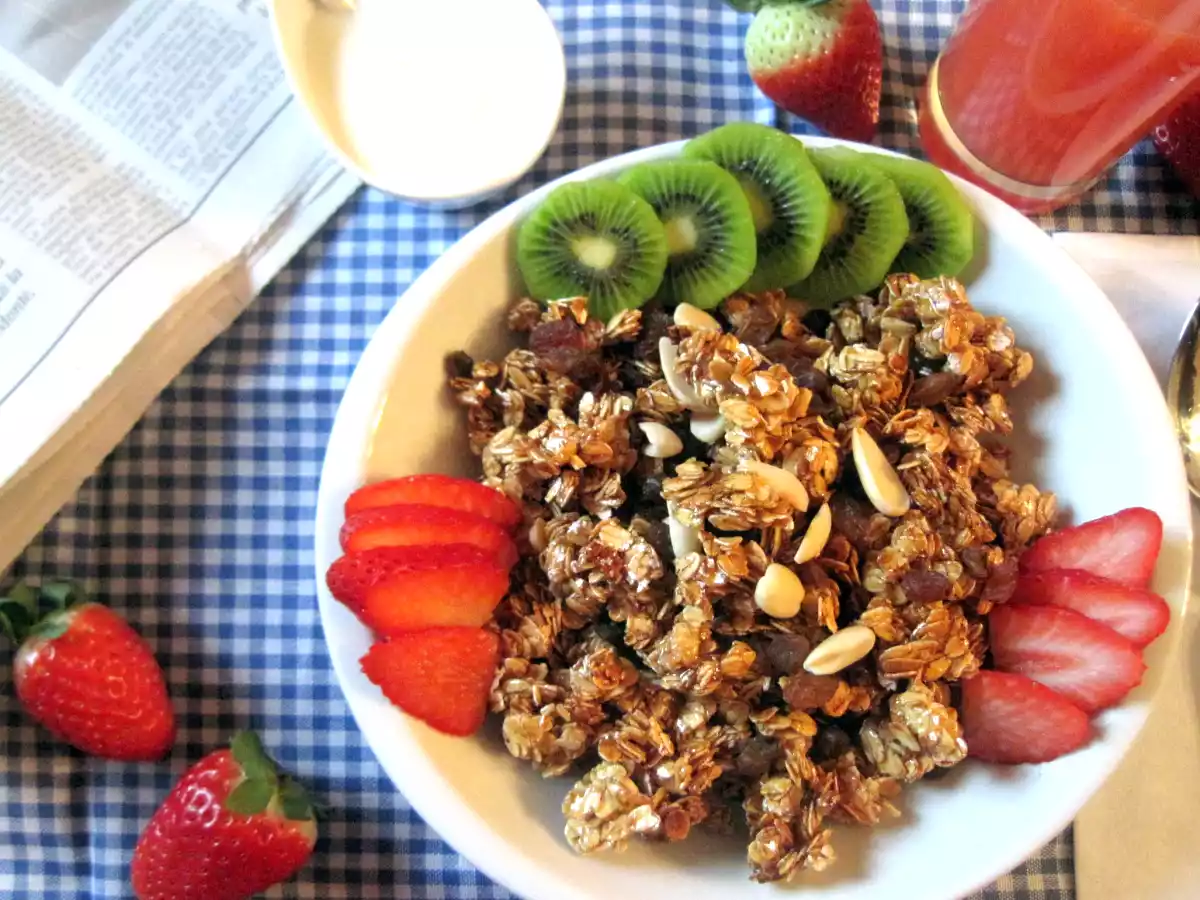 Bircher Muesli con yogurt e spremuta di pompelmo - foto 8