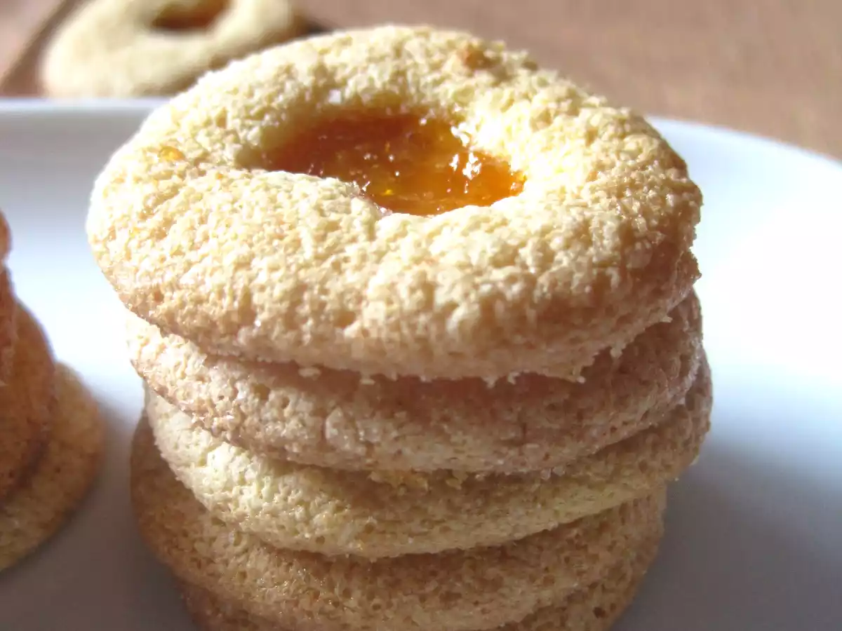 Biscotti di semola di grano duro con marmellata di albicocche - foto 7