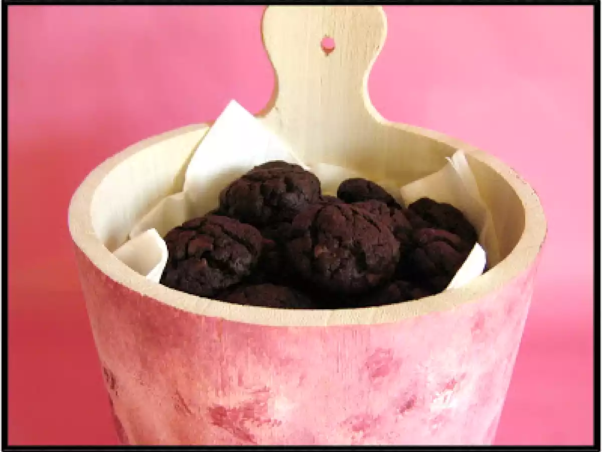 Biscotti extra al cacao con gocce di cioccolato - foto 2