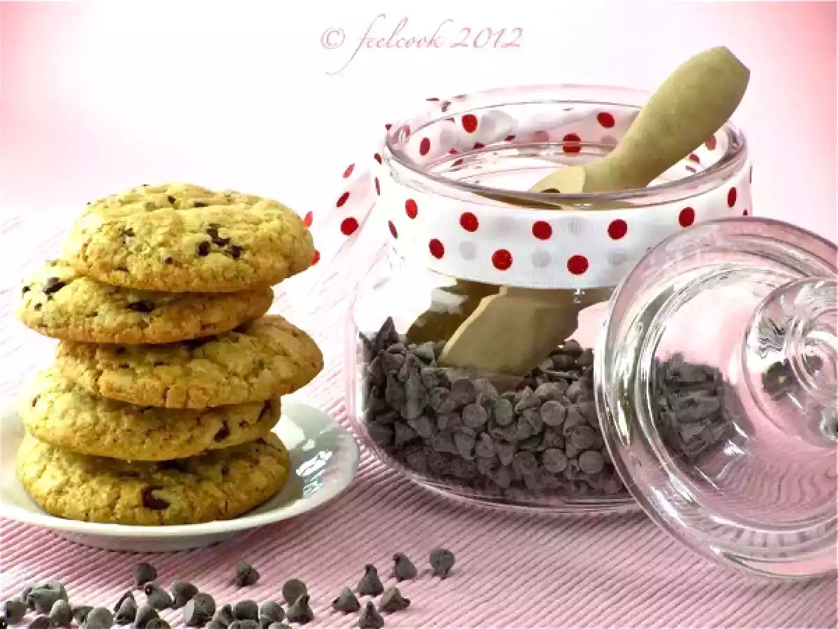 Biscotti vecchia America (Chocolate chip cookies) - foto 2