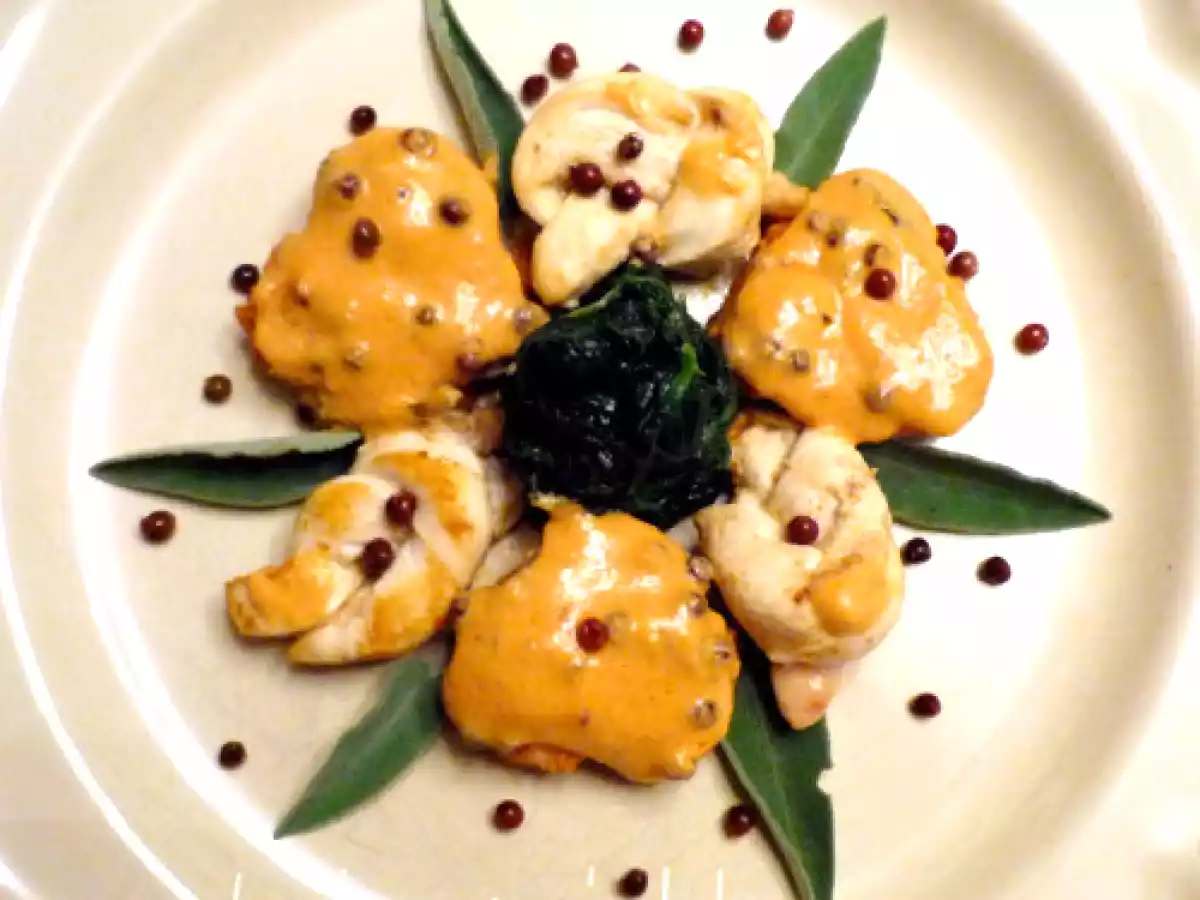 Bocconcini di pollo al pepe rosa - foto 3