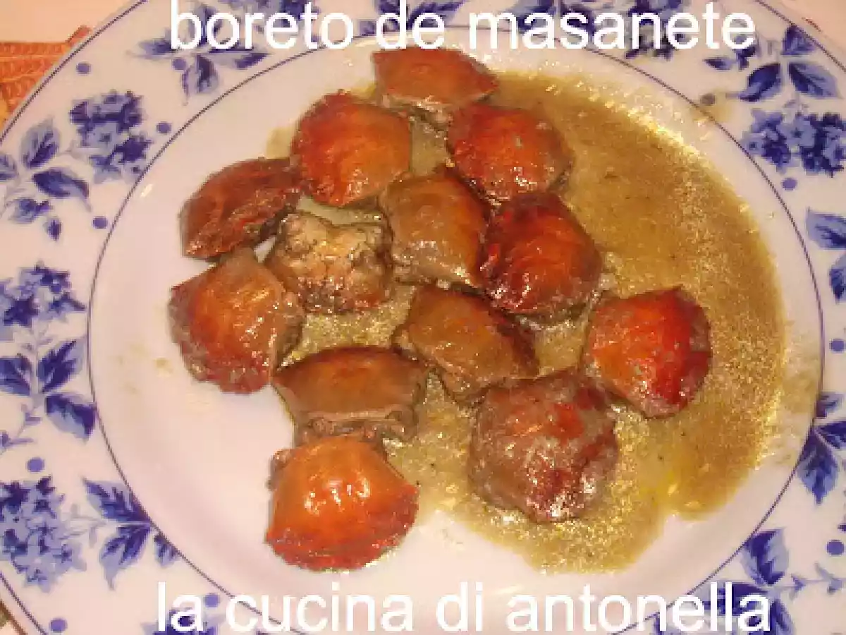 Boreto de masanete alla graisana