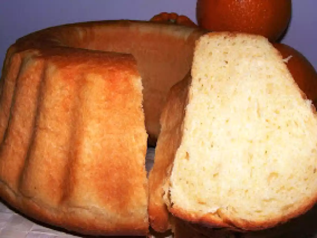 Brioche di pasta b&b all'arancia con chef e lievito di birra. - foto 2