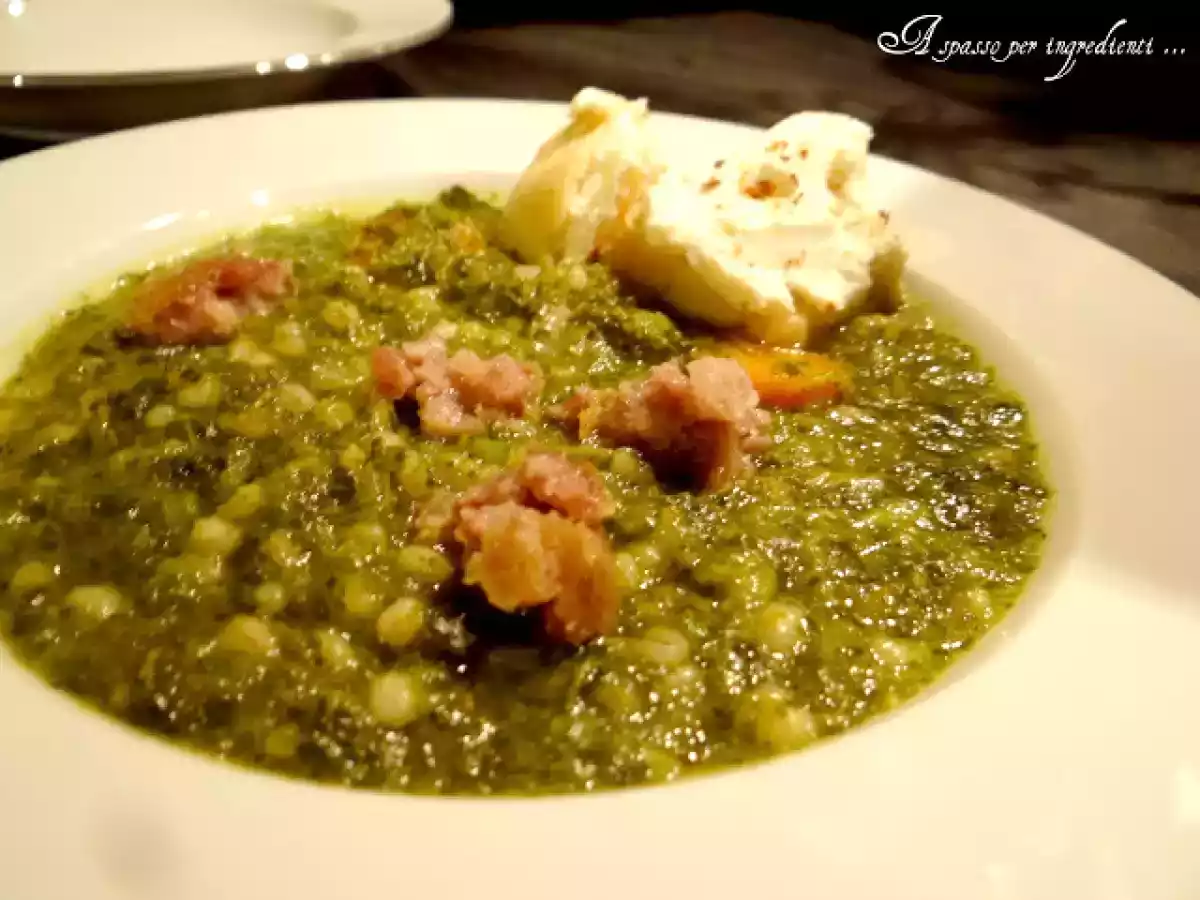 Brodo, orzo, broccoli e salsiccia - foto 3