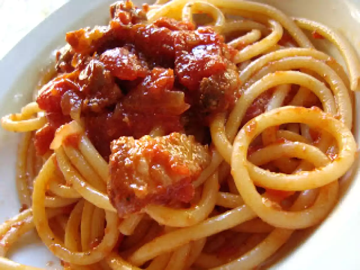 Bucatini all'amatriciana - foto 3