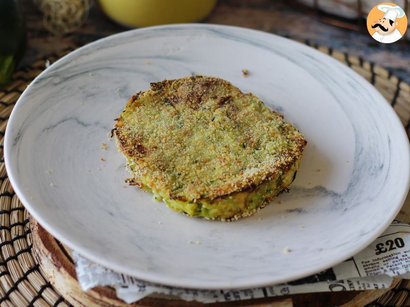 Burger di zucchine e patate in friggitrice ad aria