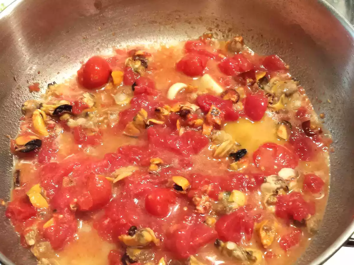 Caccavelle al sugo di Vongole e Cozze del Conero ( Moscioli ) - foto 7