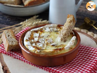 Camembert con miele cotto in friggitrice ad aria