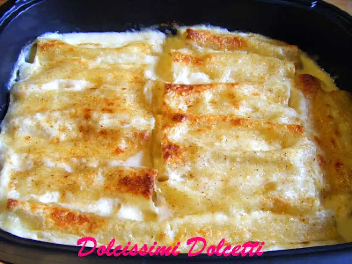 Cannelloni bianchi con ricotta e prosciutto cotto: la ricetta cremosa e gratinata al forno - foto 2