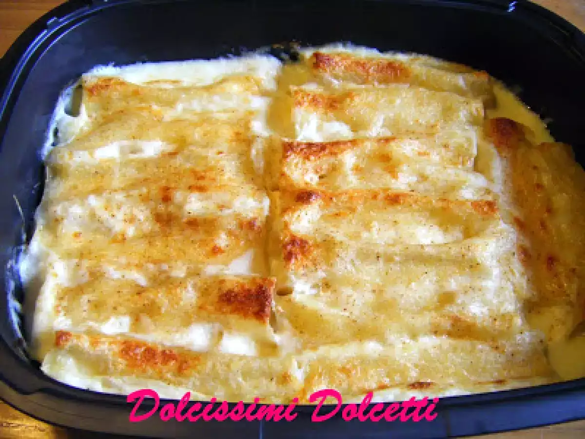Cannelloni bianchi con ricotta e prosciutto cotto: la ricetta cremosa e gratinata al forno - foto 3