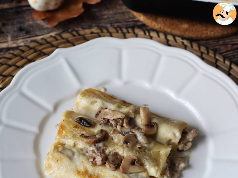 Cannelloni funghi e salsiccia - foto 4