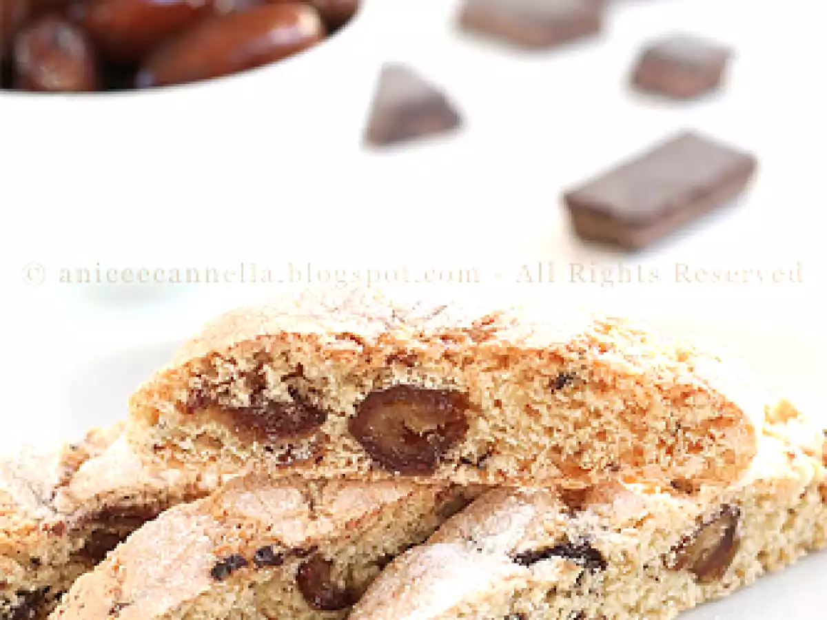 Cantucci datteri e cioccolato di Ernst Knam