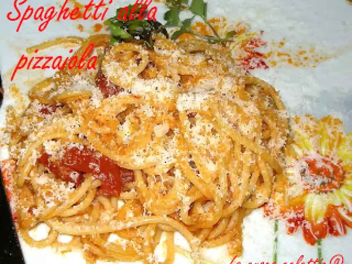 Carne e spaghetti alla pizzaiola