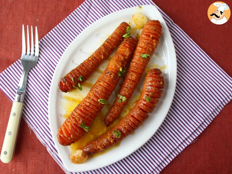 Carote glassate al forno con miele e clementine - foto 4