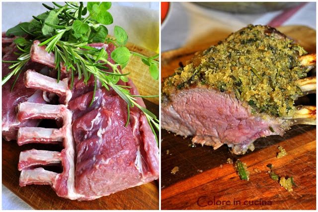 Carrè d'agnello con crosta alle erbe aromatiche, Ricetta ...