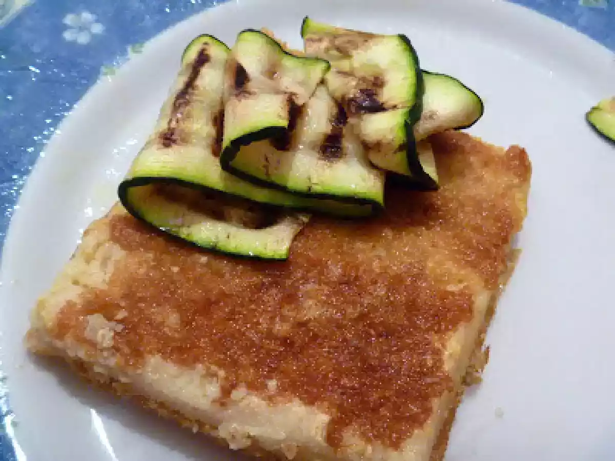 CECINA (FARINATA) CON LE VERDURE GRIGLIATE