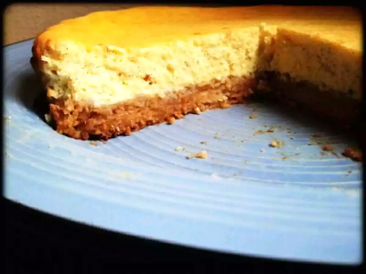 CHEESE CAKE VANIGLIA E RUM...con base wafer
