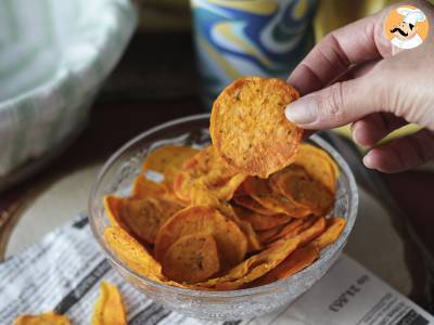 Chips di patate dolci al microonde, foto 3