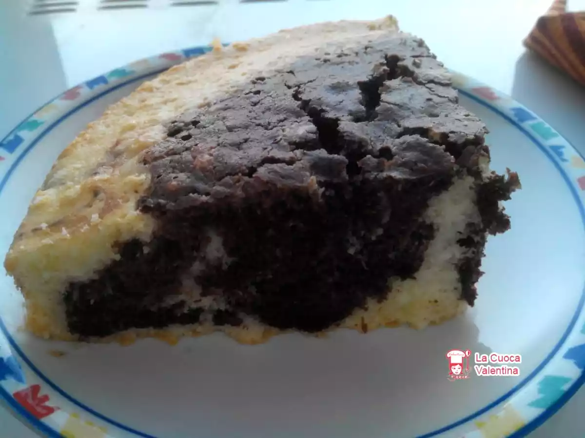 Ciambella bicolore all’acqua (senza latte e burro) - foto 2