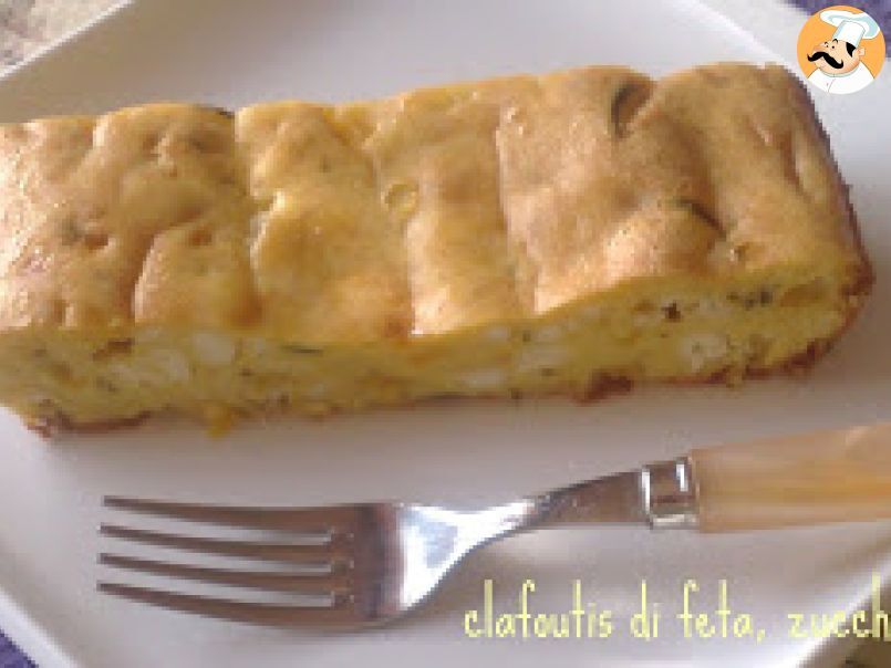 Clafoutis di feta, zucchine e peperoni - foto 3