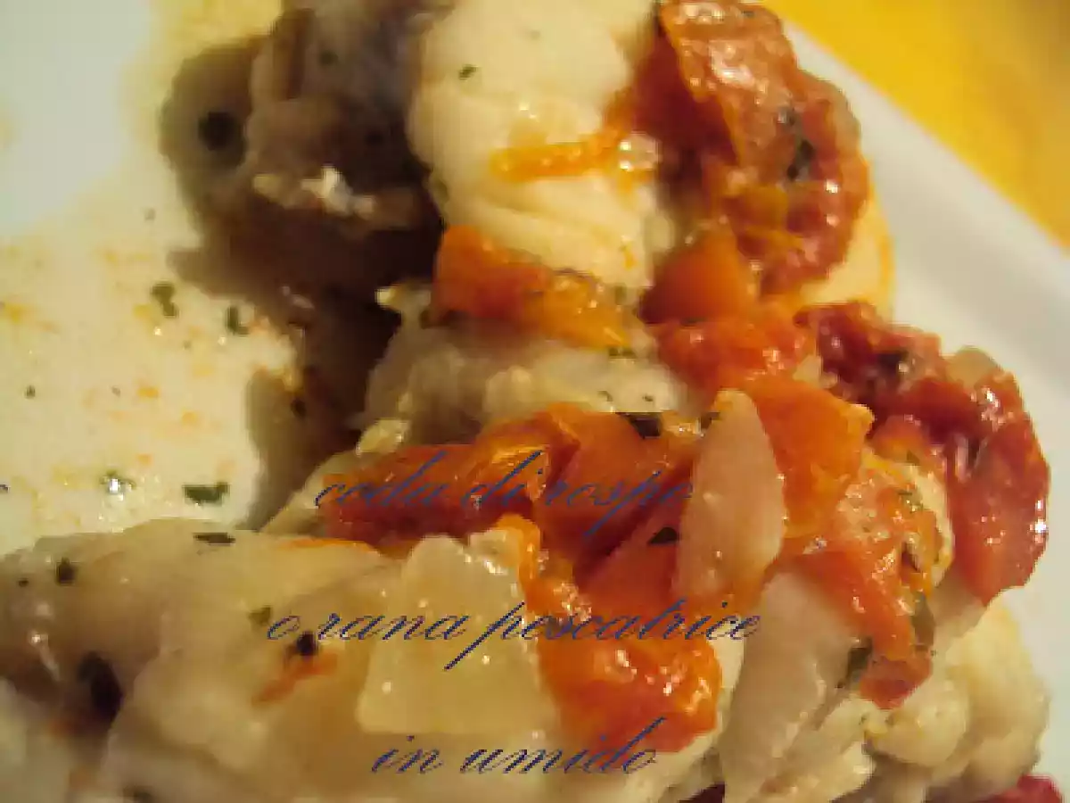 Coda di rospo o rana pescatrice in umido