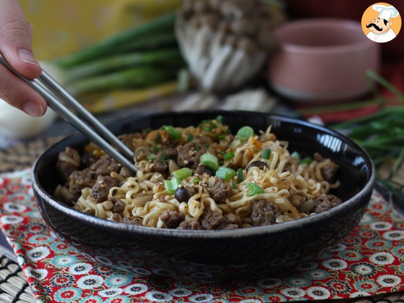 Come si cucinano i noodles istantanei? La ricetta veloce con manzo e funghi! - foto 5