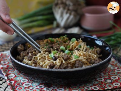 Come si cucinano i noodles istantanei? La ricetta veloce con manzo e funghi! - foto 5