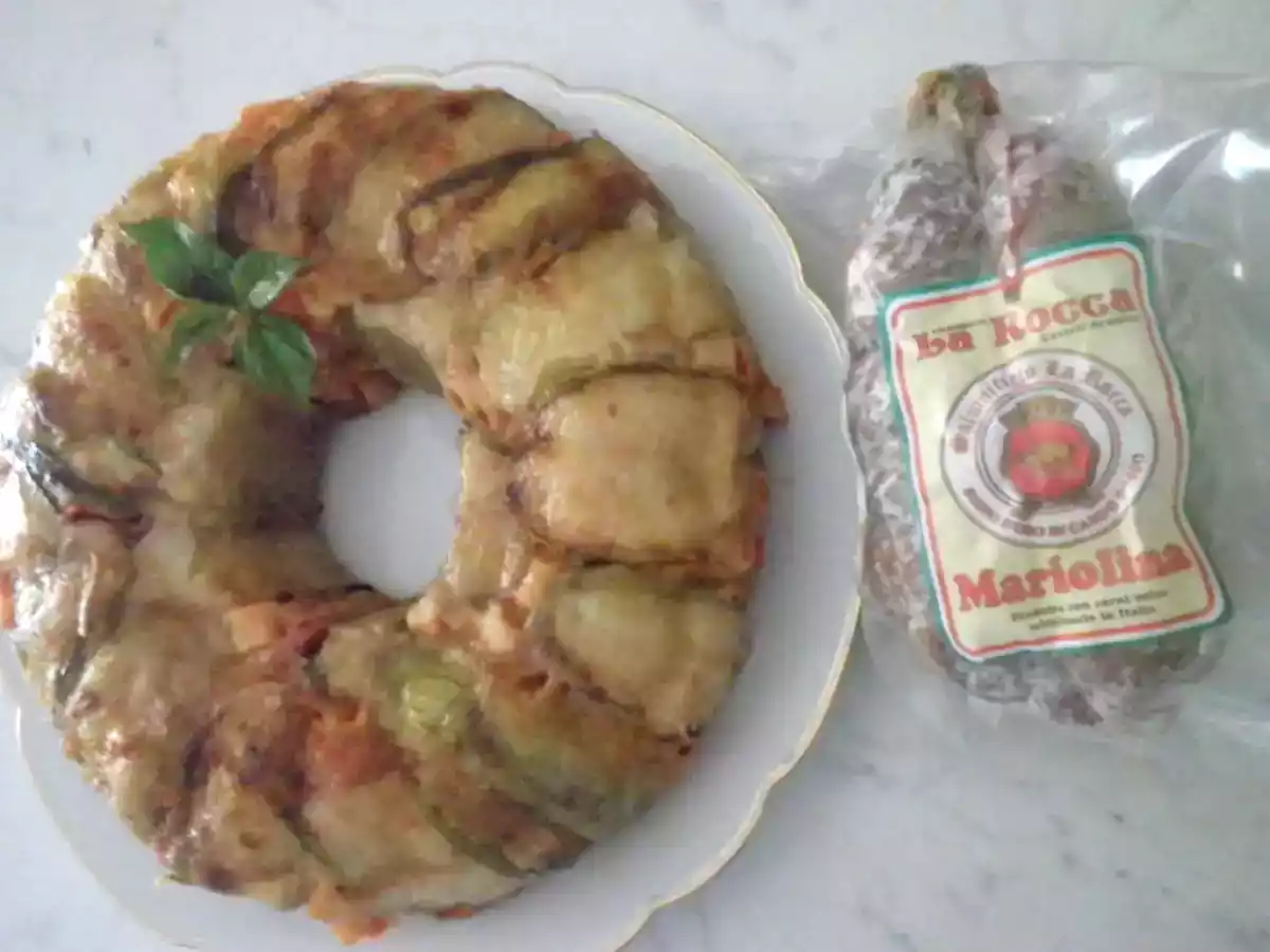 Corona di zucchine con tubetti al forno - foto 6