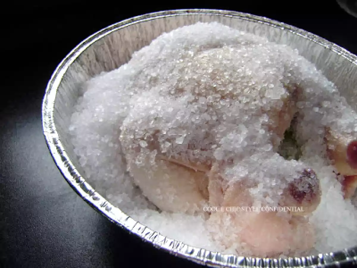 Cottura al sale : POLLO