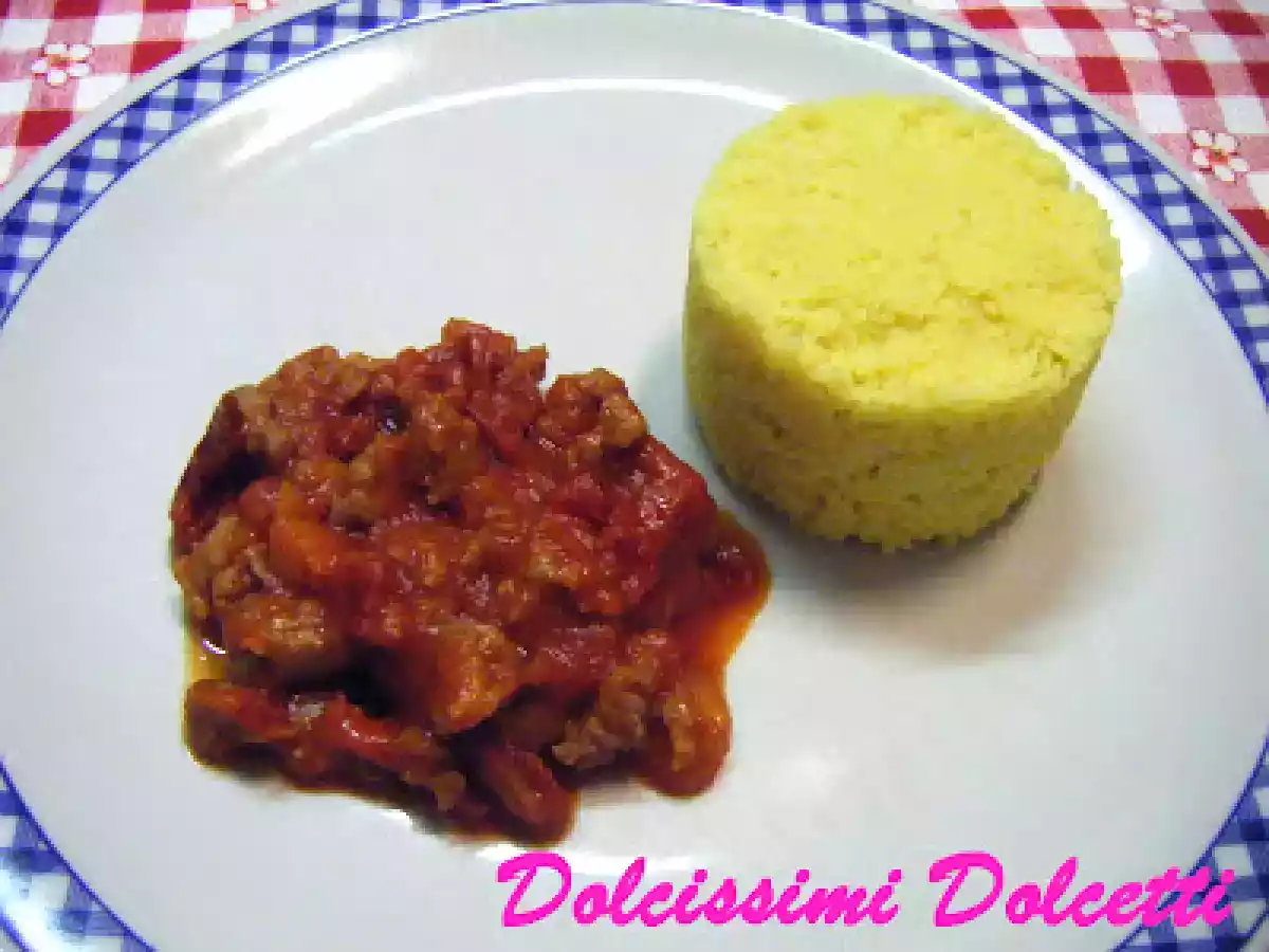 Cous cous allo zafferano con salsiccia e pomodori secchi - foto 2