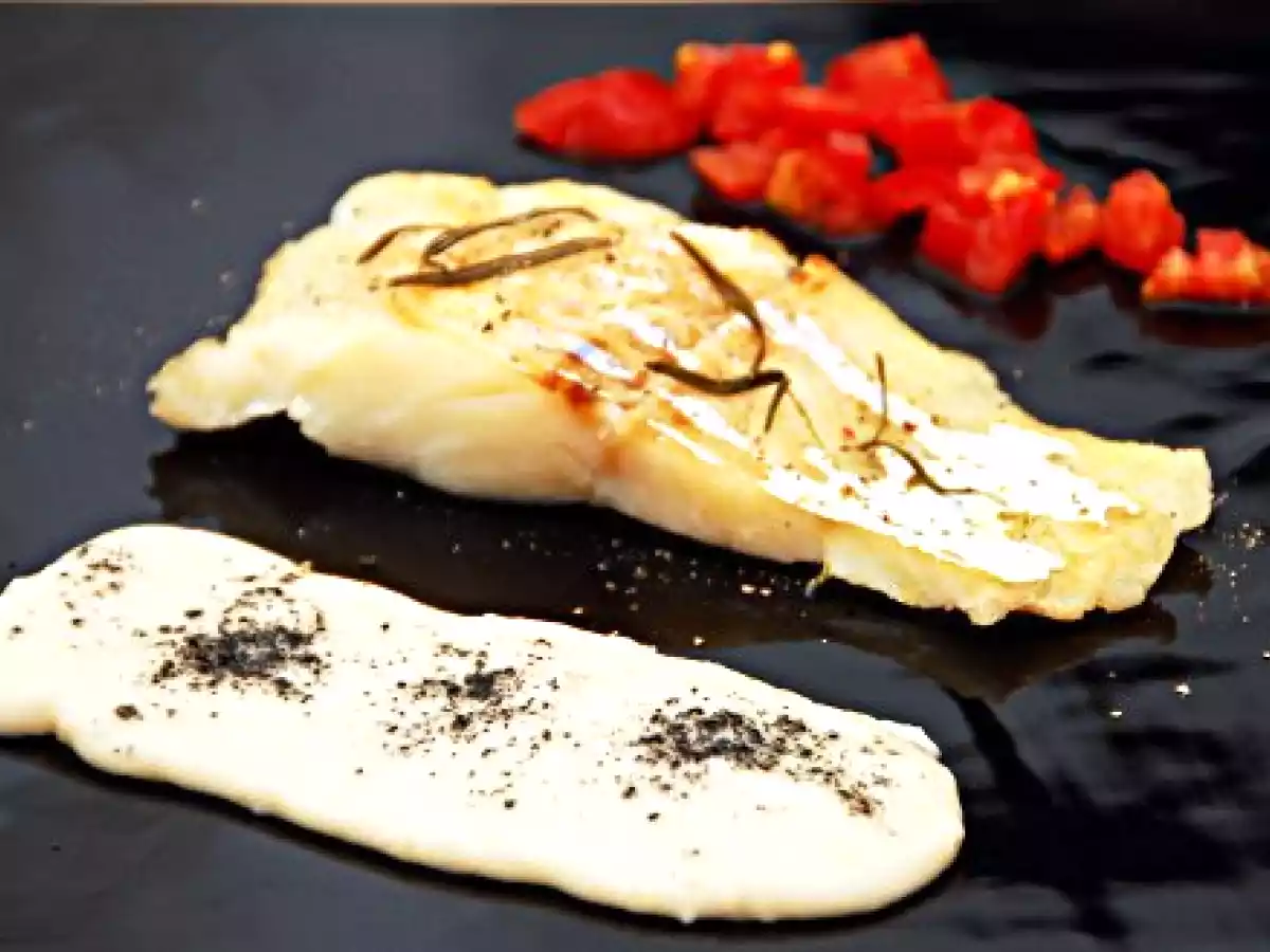 Crema di fagioli di Pigna con Baccalà al Rosmarino - foto 2