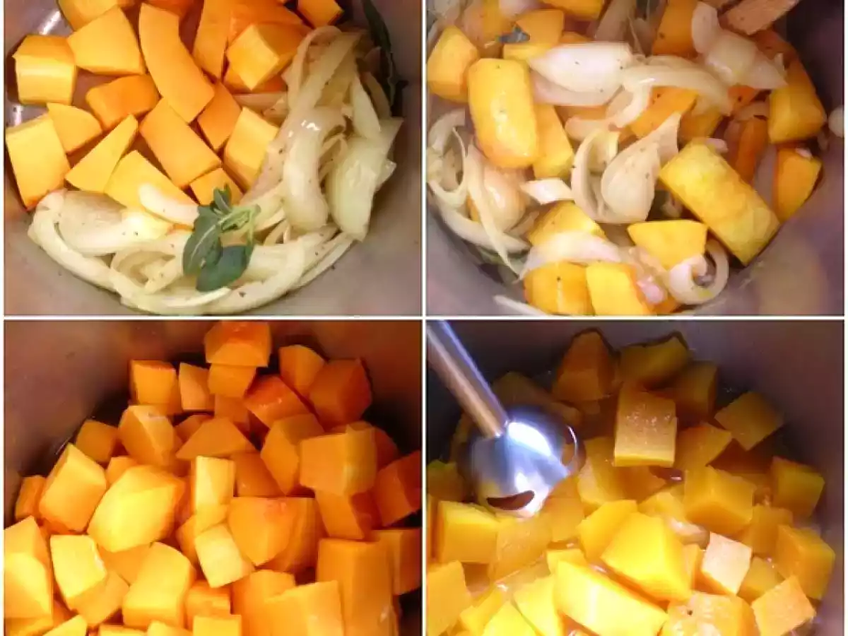 Crema di Zucca e Zenzero in Pentola a Pressione - foto 2