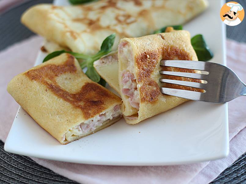 Crespelle prosciutto cotto e besciamella - foto 4