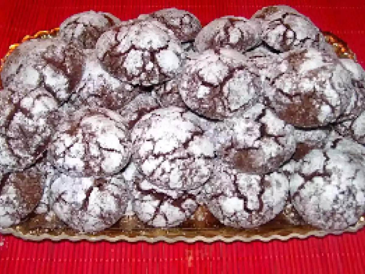 Crinkles Cookies bianchi e neri