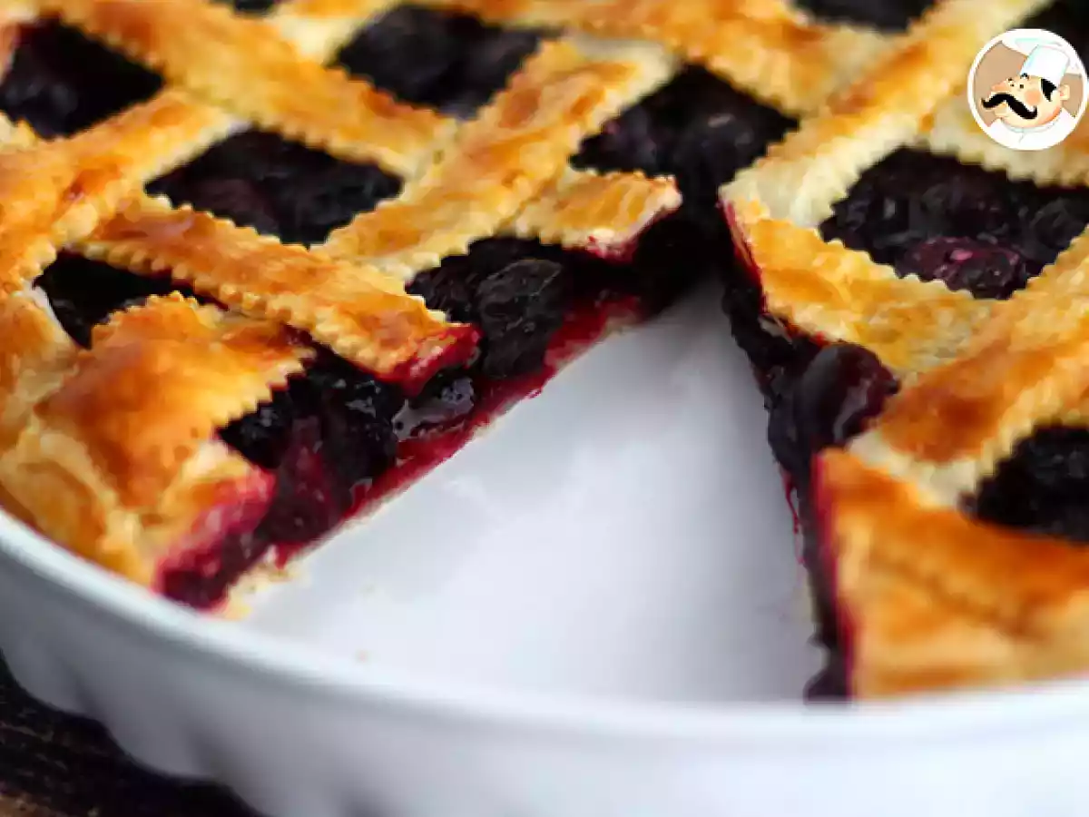 Crostata di ciliegie con pasta sfoglia - foto 4