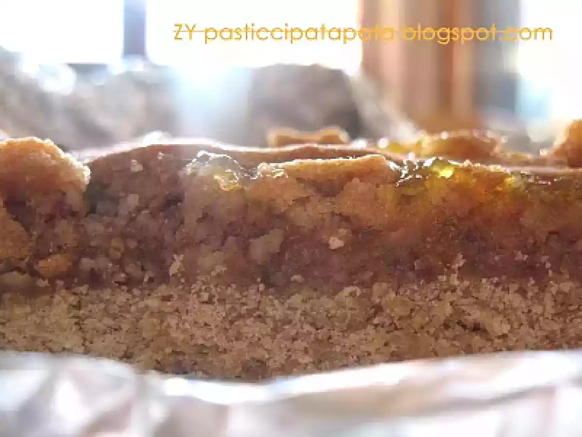 Crostata di di farro, mandorle e pesche - foto 2