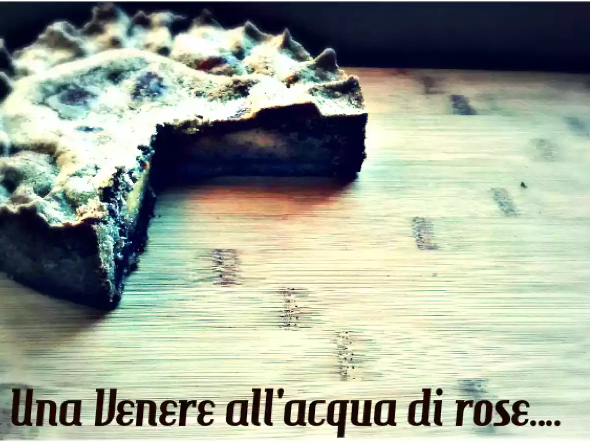 CROSTATA DI RISO VENERE ALL'ACQUA DI ROSE - foto 2