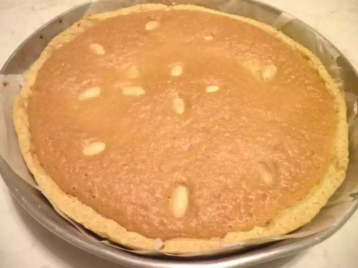 CrosTorta con pesche e crema pasticcera alla panna - foto 7