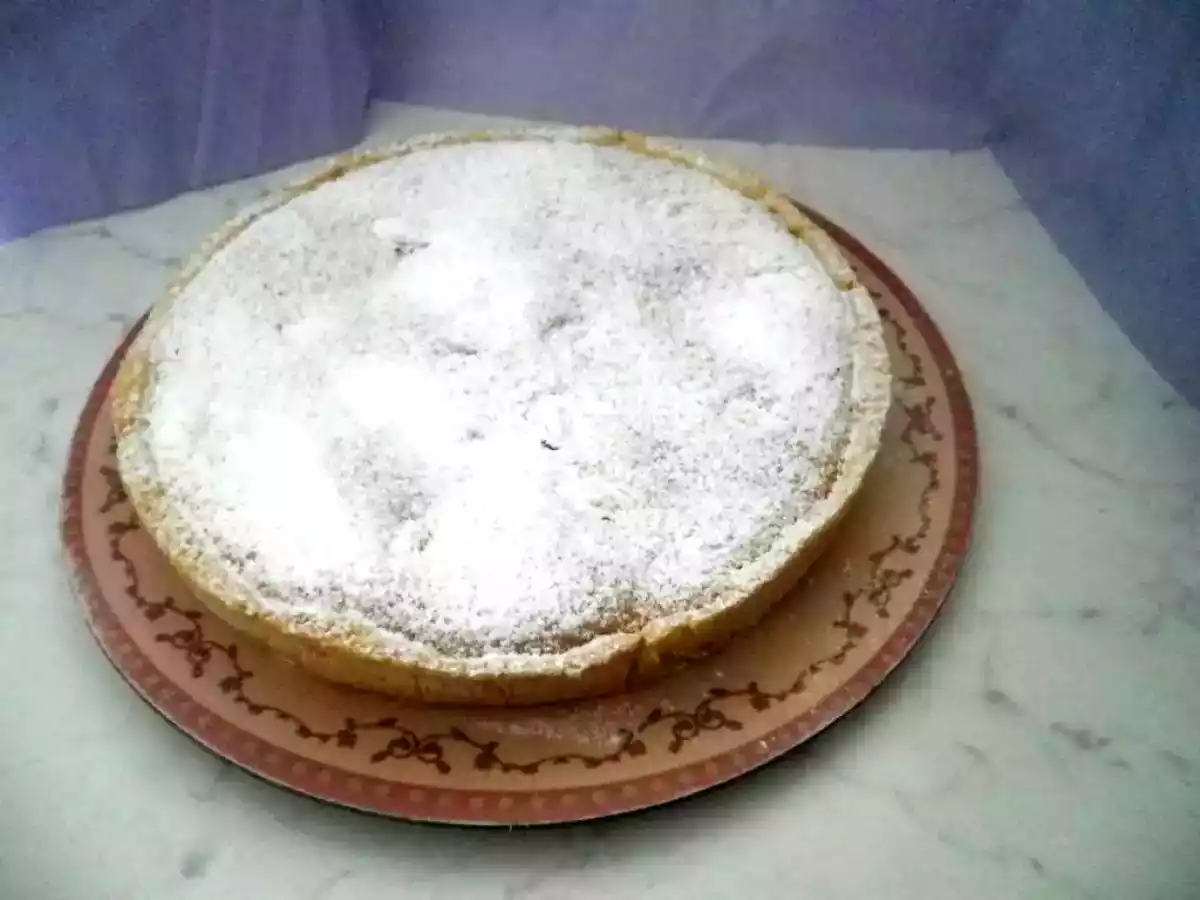 CrosTorta con pesche e crema pasticcera alla panna - foto 8
