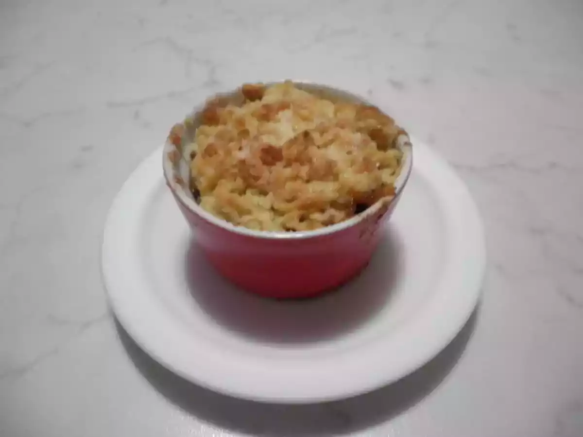 Crumble di mele croccante