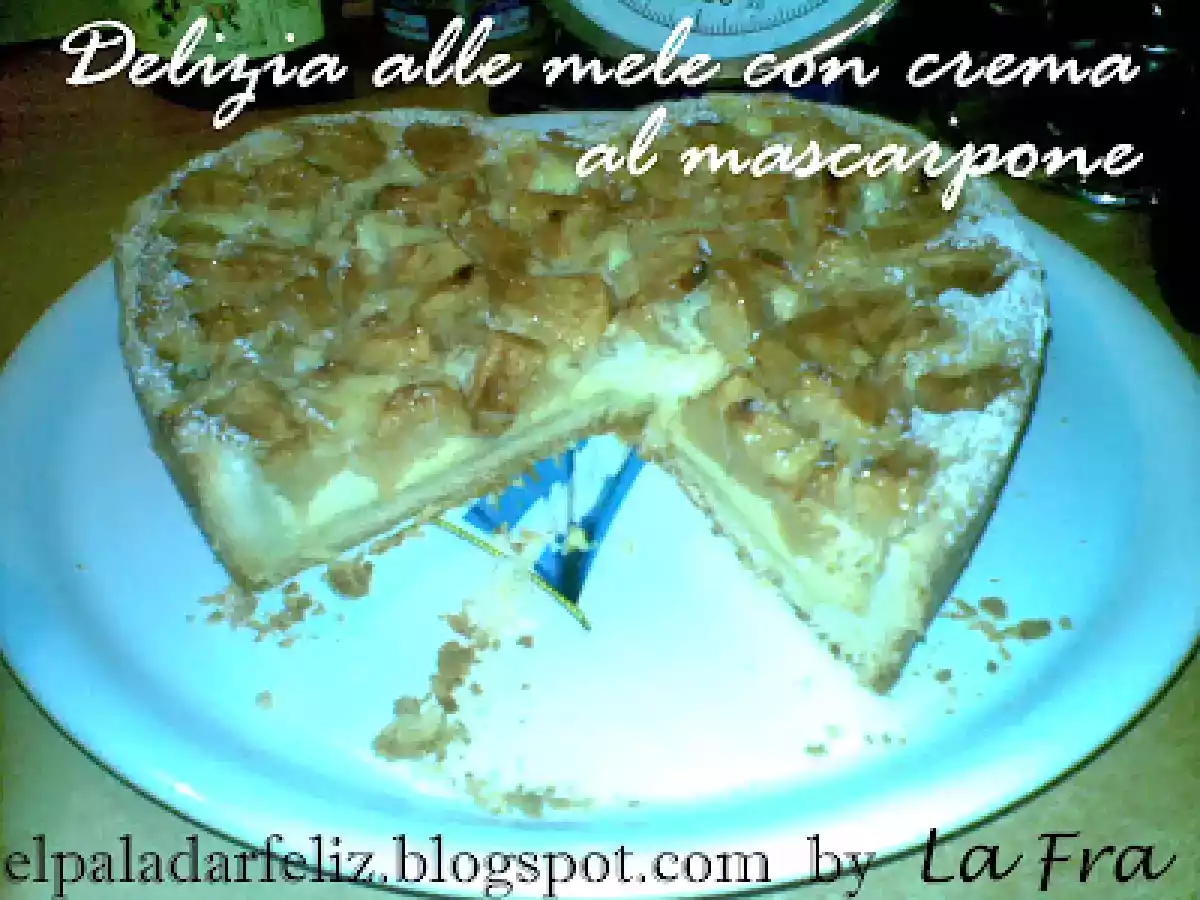 Delizia alle mele con crema al mascarpone - foto 2