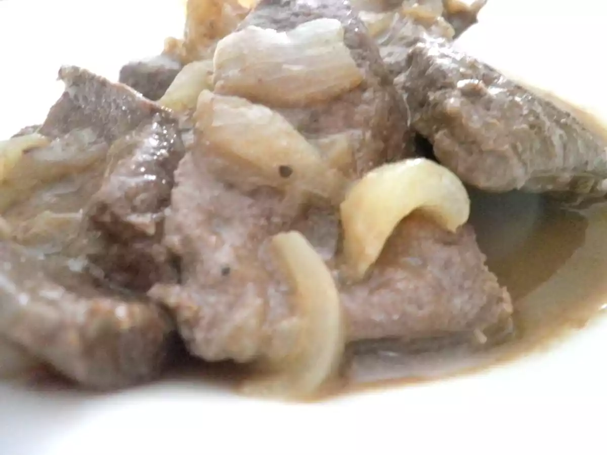 Fegato di vitello alla Veneziana con aceto - foto 3