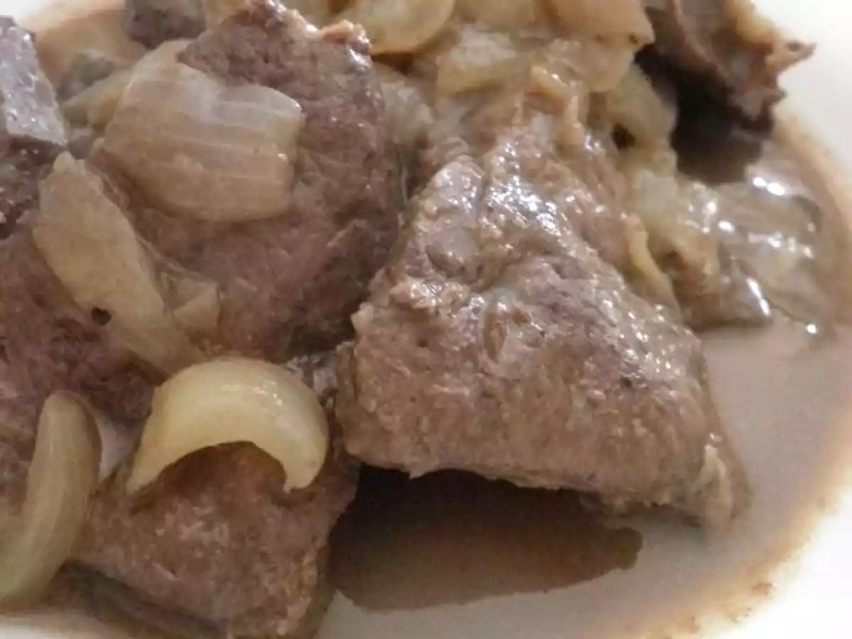 Fegato di vitello alla Veneziana con aceto - foto 5